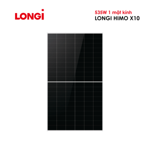 Tấm Pin Năng Lượng Mặt Trời LONGi 535W 1 mặt kính